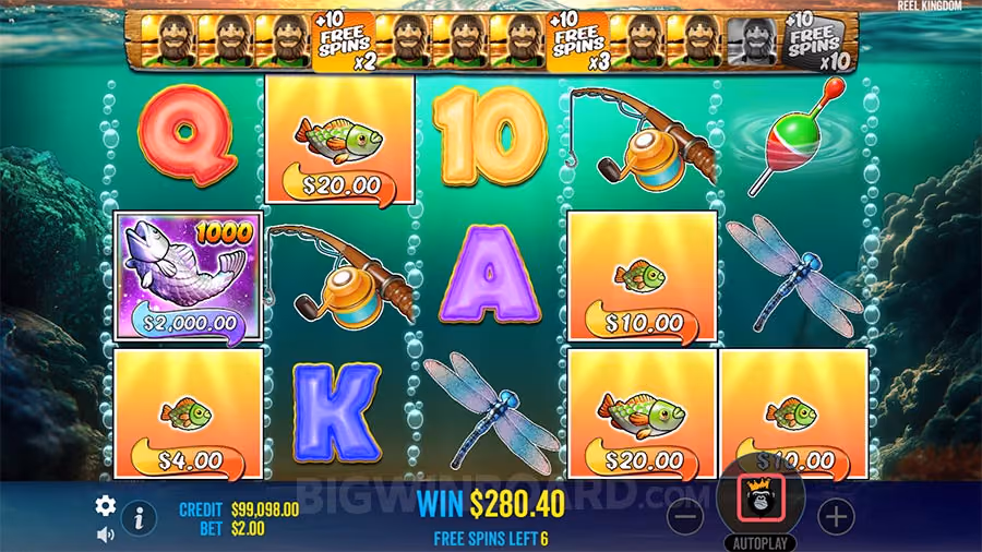 Big Bass Bonanza 1000 base game